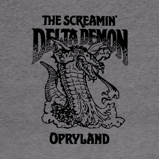 Screamin' Delta Demon (Choose Your Background Color) | Opryland USA | Nashville Tennessee by The90sMall